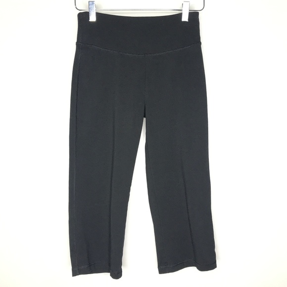 Marika Pants - Marika Black Athletic Workout Cropped Leggings
